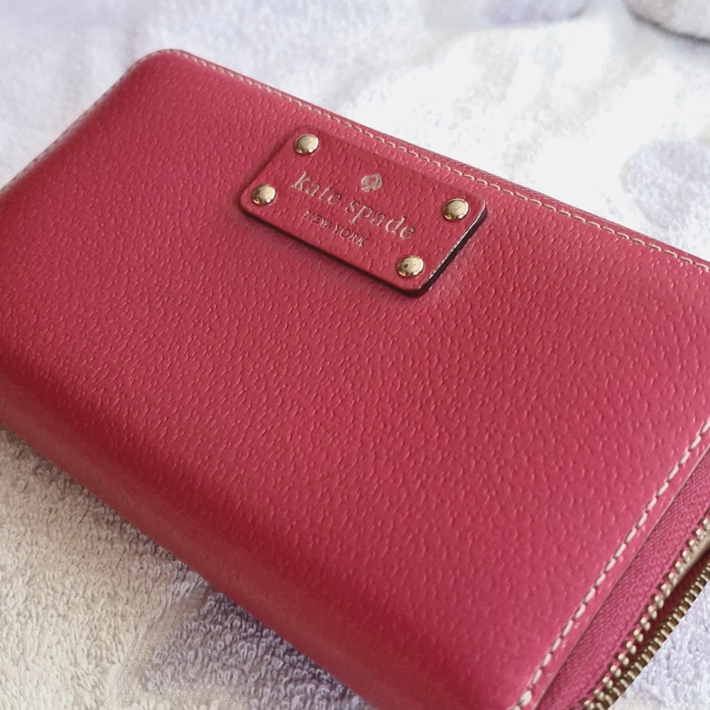 Kate Spade Hot Pink Clutch Wallet